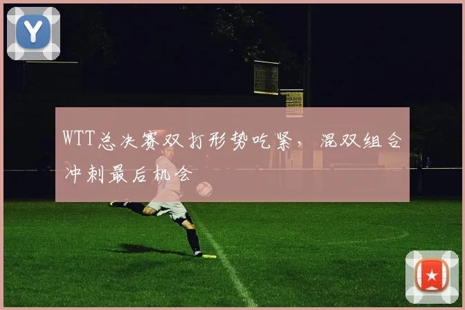 WTT总决赛双打形势吃紧，混双组合冲刺最后机会
